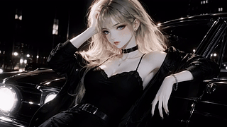 暗夜都市酷飒少女