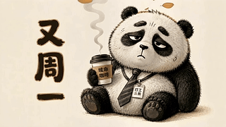 又周一打工熊猫