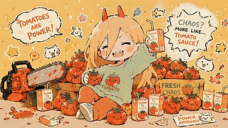 番茄狂欢小恶魔少女