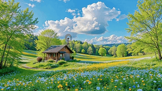 春日花田小屋