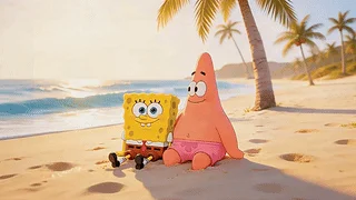 海滩派大星