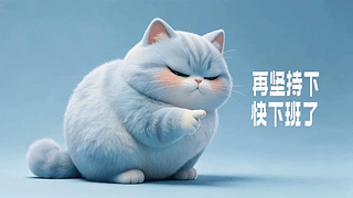 有趣小胖猫