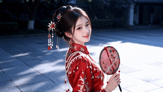 红妆古风美人