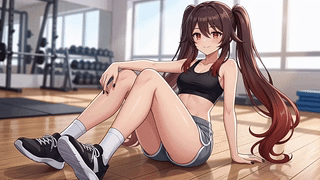健身少女