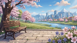 樱花漫舞