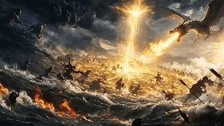 涿鹿鏖战-风雷神魔斗法（适合21：9电脑壁纸）