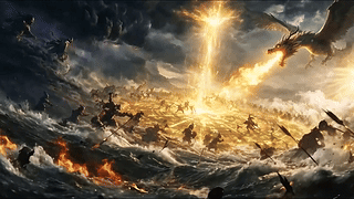 涿鹿鏖战-风雷神魔斗法（适合16：9电脑壁纸）