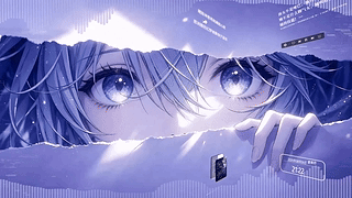 撕纸初音眼眸（音乐互动）