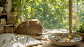 窗边小水豚