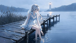 水边女孩