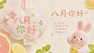 八月你好