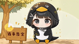 诸事皆宜可爱企鹅女孩