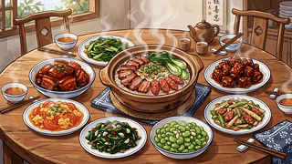 餐桌上的幸福