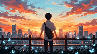 青春背影