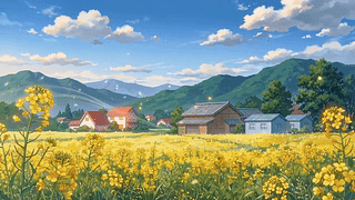 金色花海