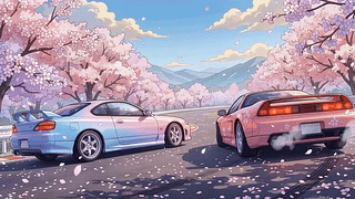 山路樱花赛车