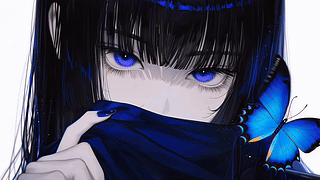 二次元清新美女
