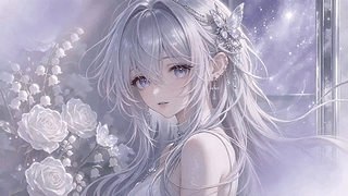 唯美琉璃玫瑰少女