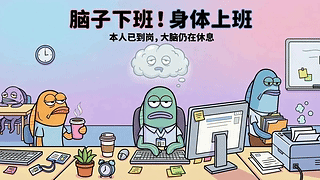 身体上班脑下班