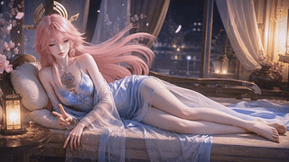 夜色慵懒美人八重神子