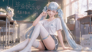 青春毕业季少女
