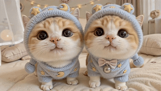 星月睡衣软萌小猫咪