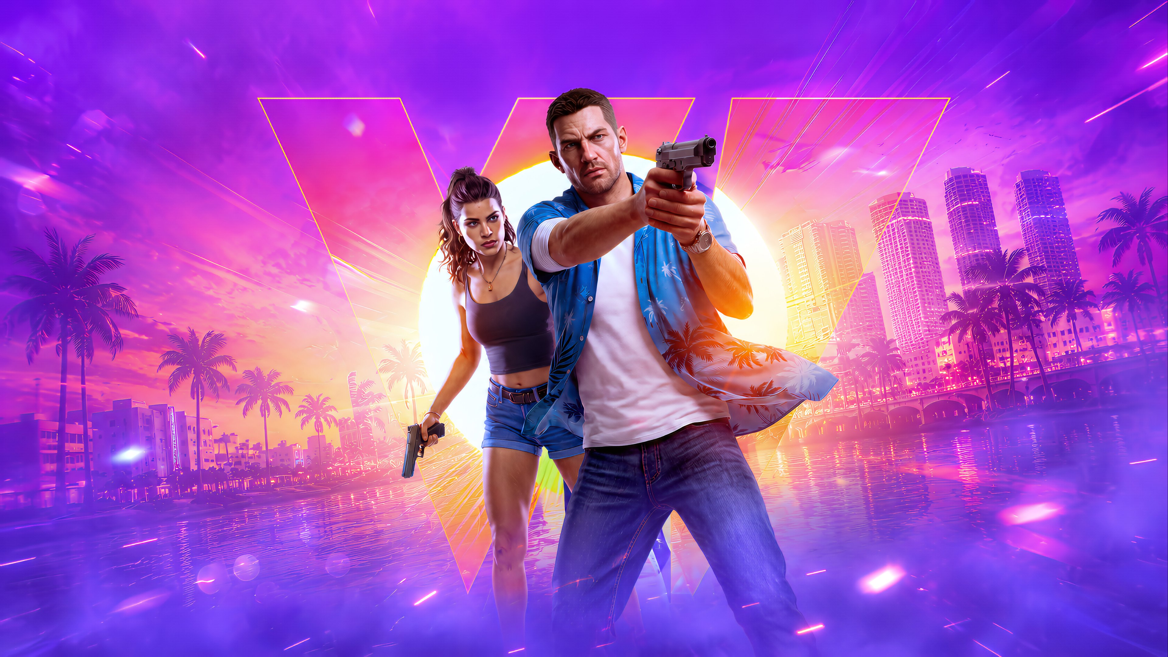 gta6崛起英雄4K高清游戏壁纸 3840x2160