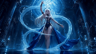 蓝调水之精灵魔法师