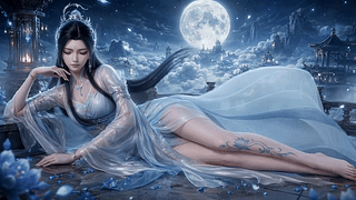 月夜仙宫古风美人