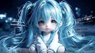 呆萌初音好委屈（音乐互动）