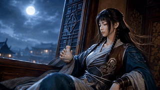 李缨宁墨府沉思-凡人修仙传-落雨无声