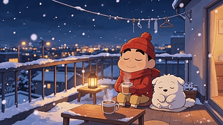 雪天咖啡
