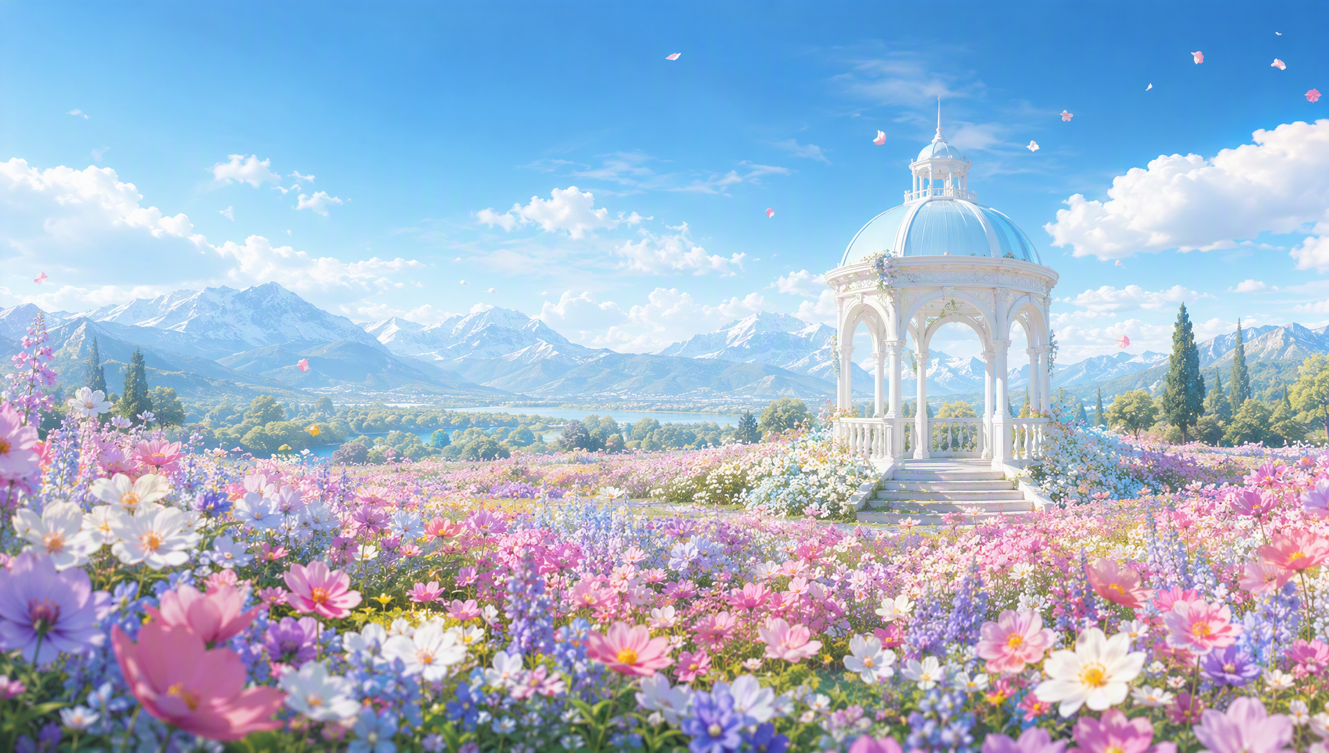 梦幻花海