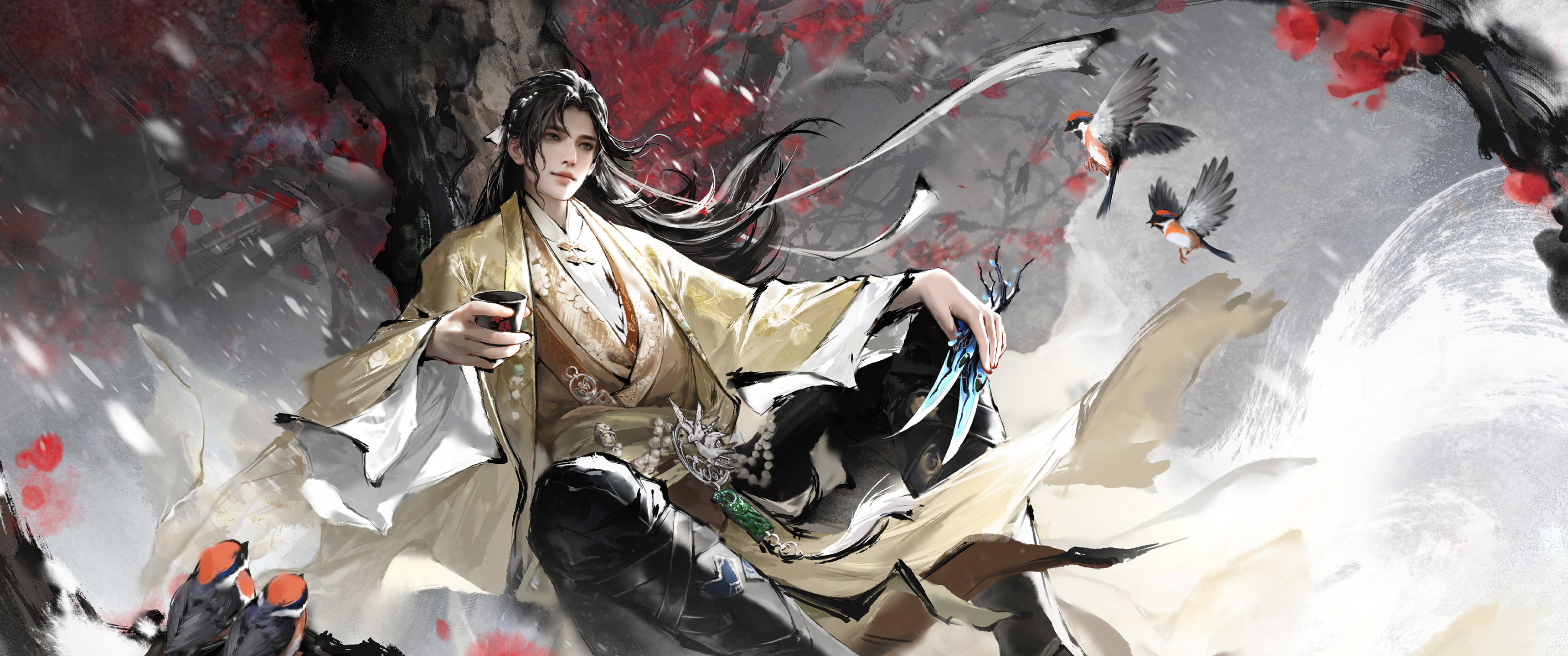 永劫无间李寻欢3440x1440带鱼屏壁纸高清游戏