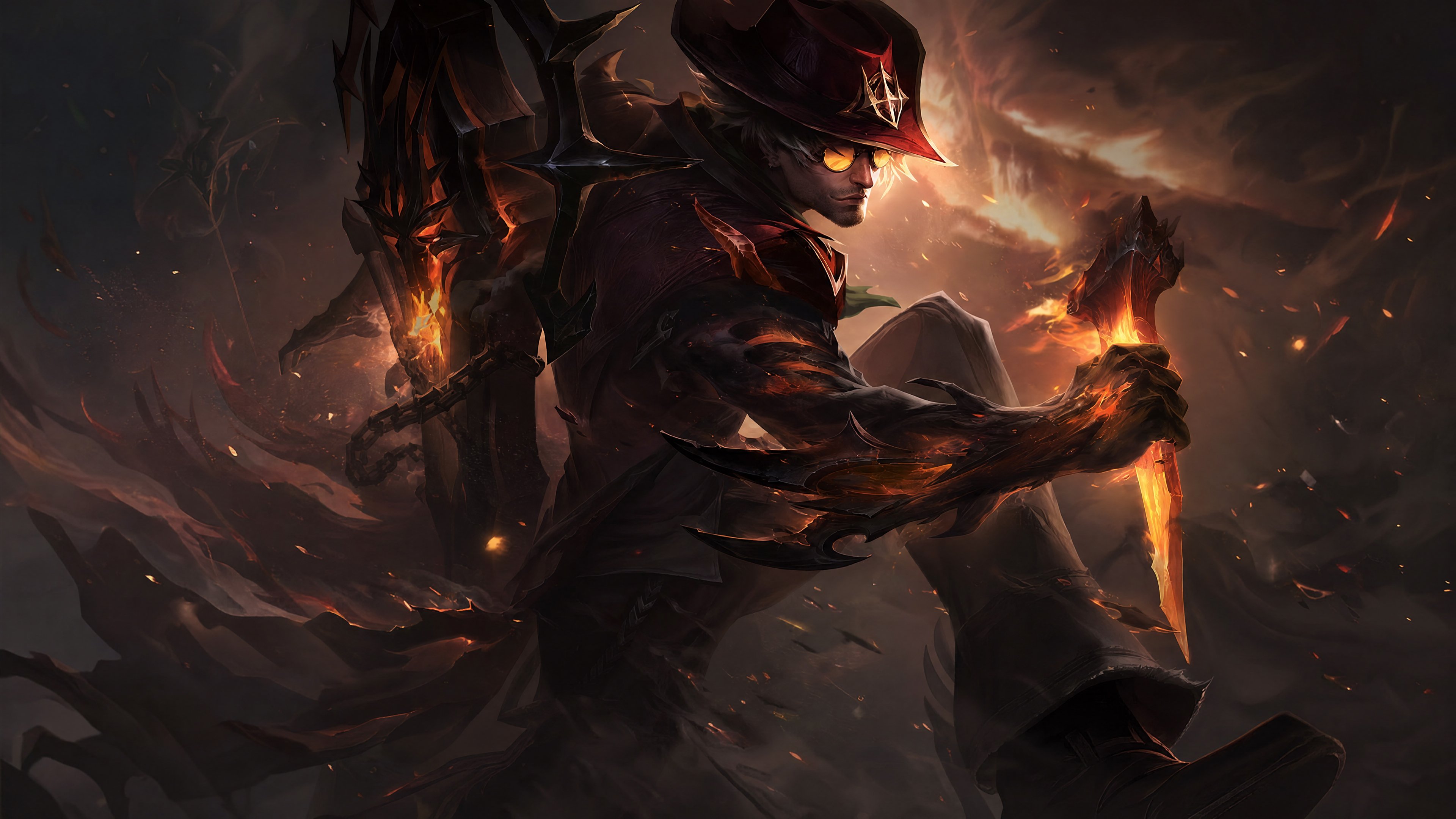 洛克 西部魔影 LOL英雄联盟 4K游戏壁纸 3840x2160