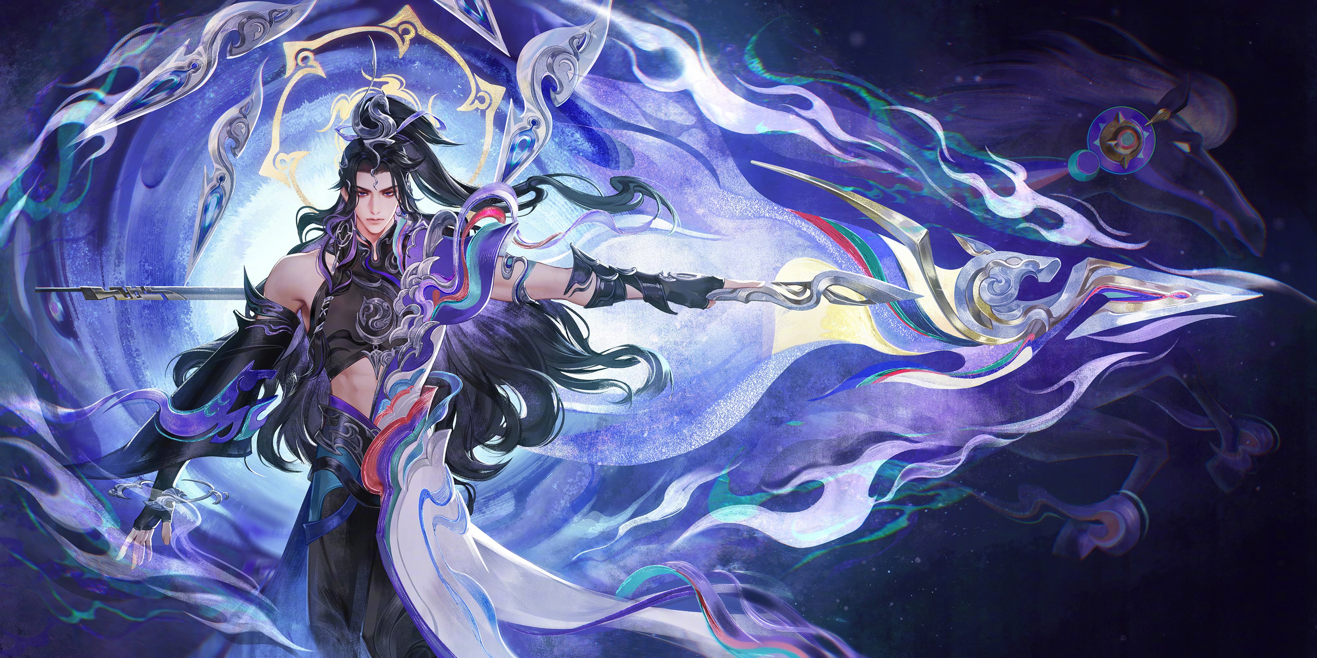 王者荣耀 狄仁杰马年限定美宣图