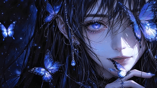 冷艳蝴蝶少女
