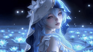 暗夜幽莲少女