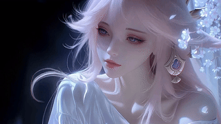 粉发幽光唯美少女