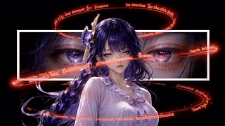 紫发暗夜绮梦少女