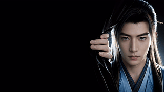 帘后古风俊朗男子