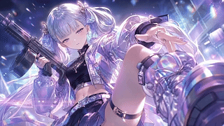 幻彩双马尾