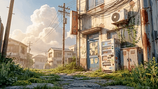 老街废墟