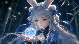 夜明珠兔耳少女