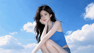 治愈可爱女孩