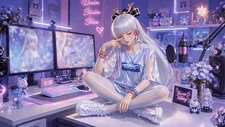 紫幻电竞房银发少女