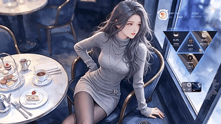 咖啡厅看窗外的少女（游戏/音乐互动）