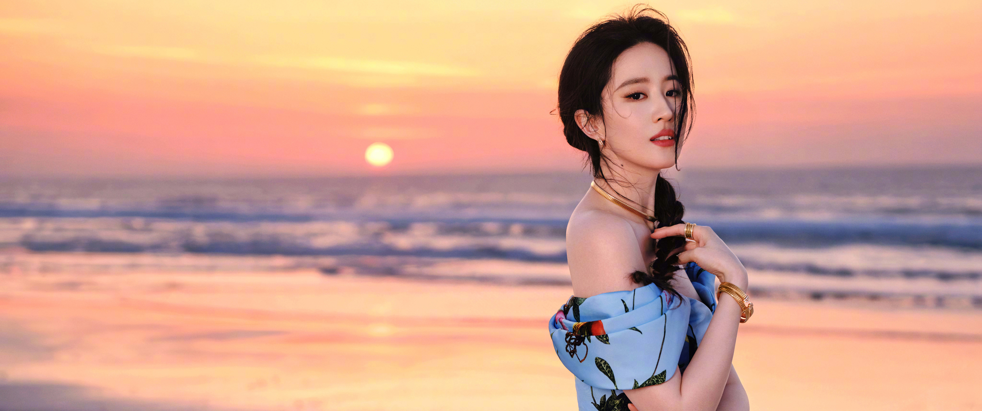 刘亦菲 海边唯美美女 34