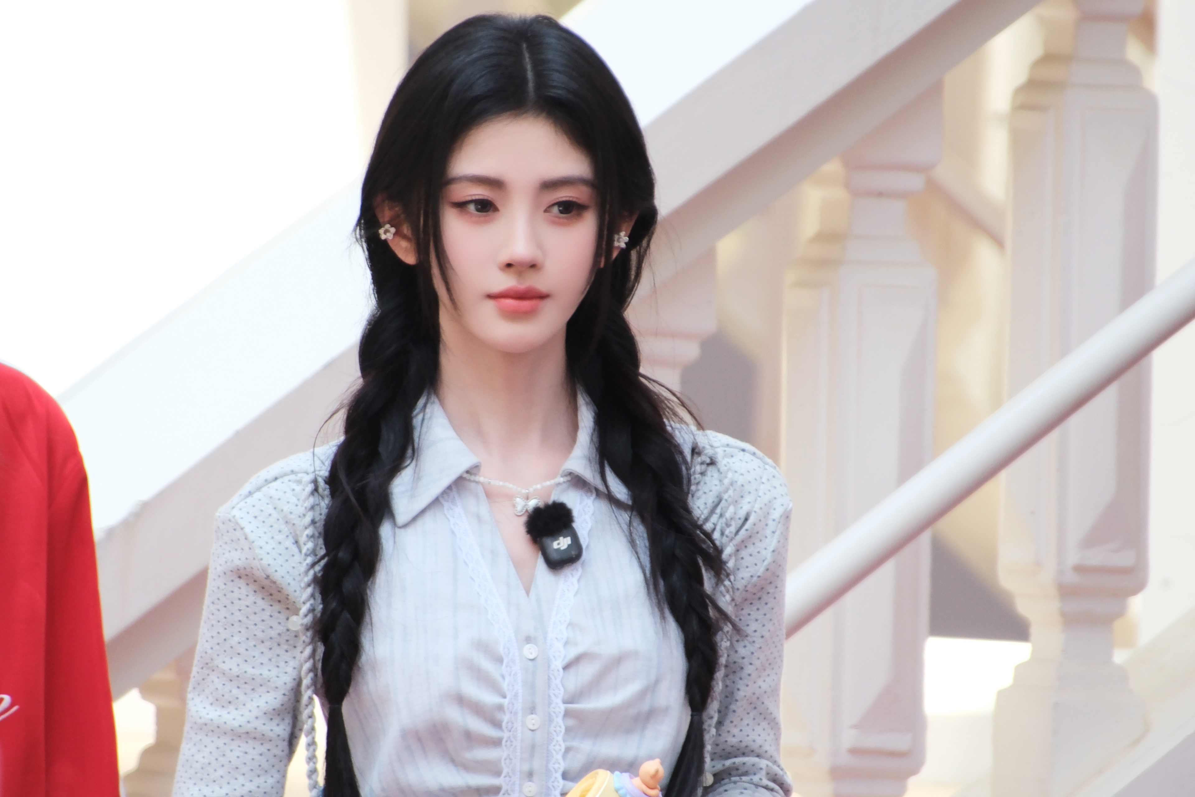 双马尾清纯美女鞠婧祎4k