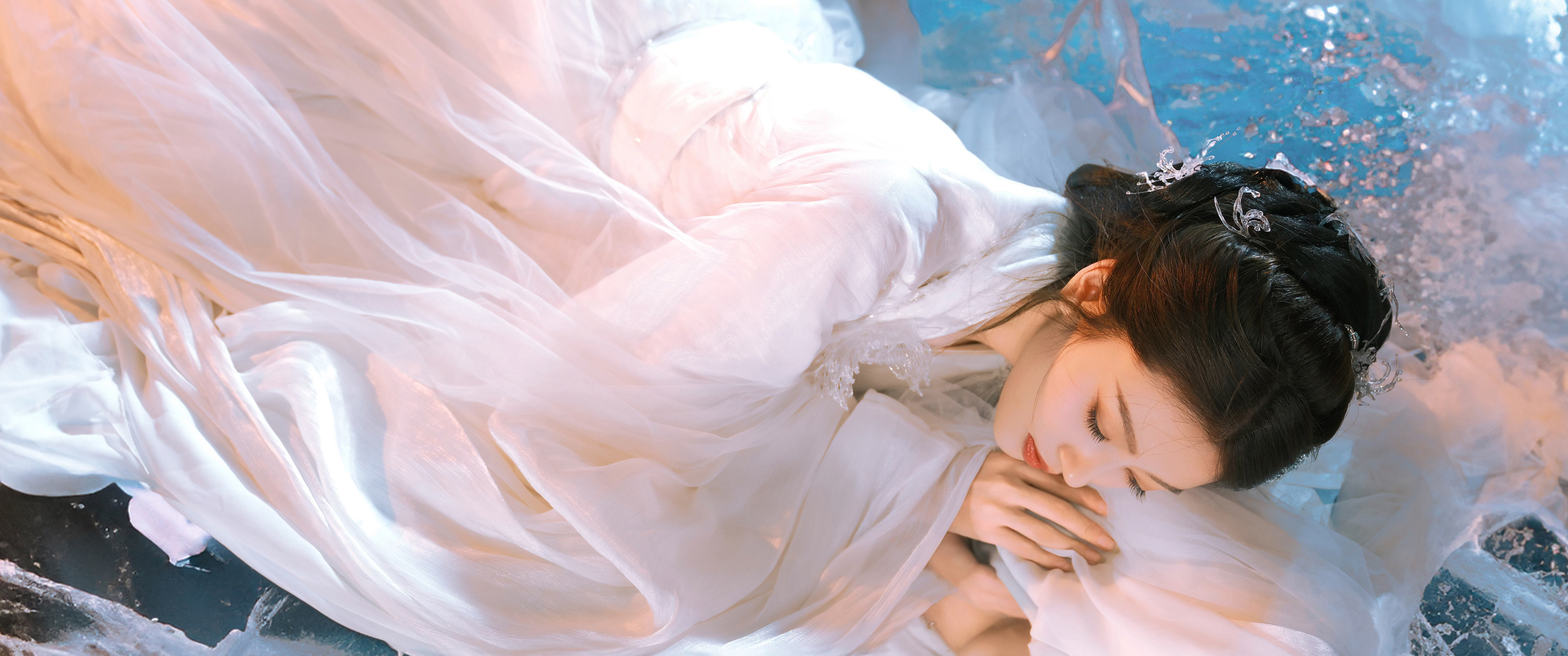 唯美 何瑞贤 白色古风美